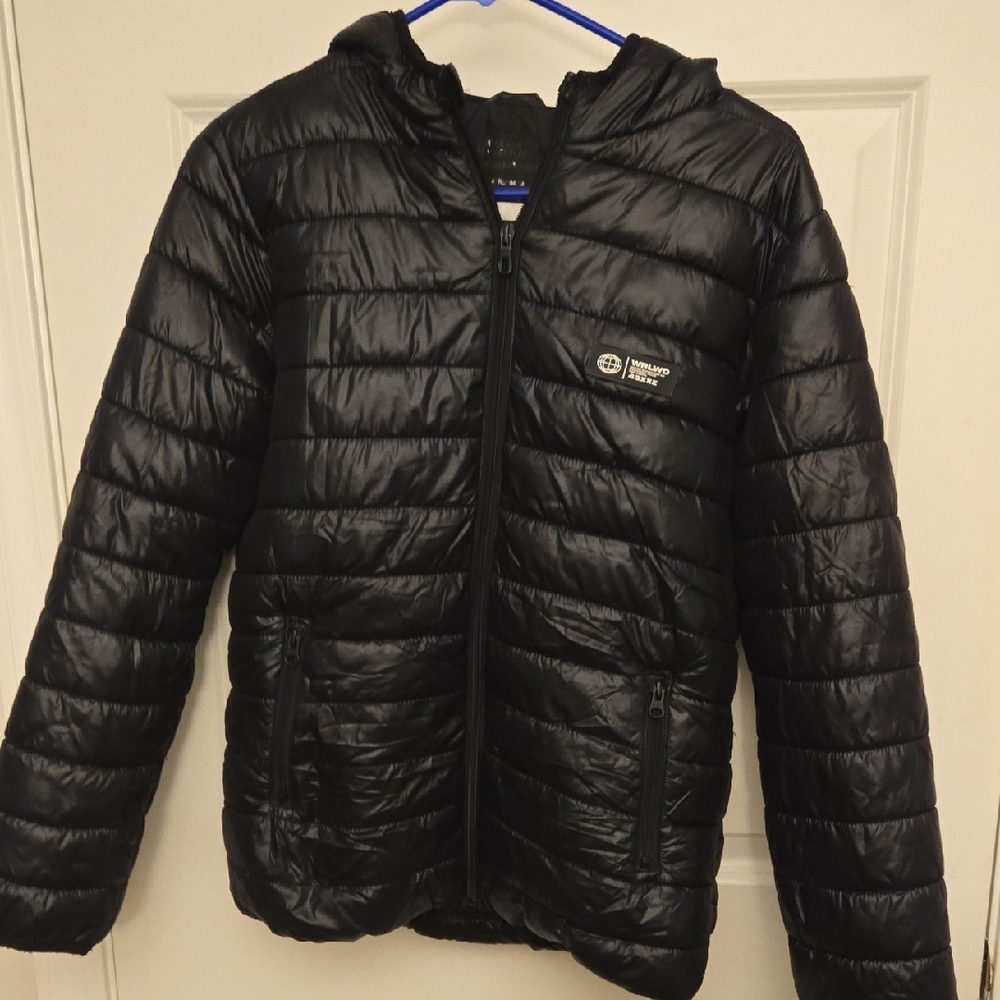 Black Puffer Jacket for Kids